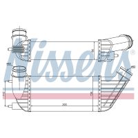 Ladeluftkühler 300-156-80 mm