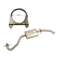 Auspuffanlage hinten