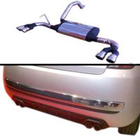 Sportschalldämpfer Vierrohr von