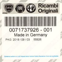 Ölfiltereinsatz original Fiat System Man