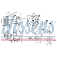Kompressor für Klimaanlage für Denso