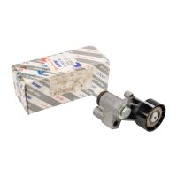 Flachriemenrolle mit Spannarm