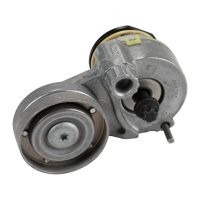 Flachriemenspannrolle mit Spannarm