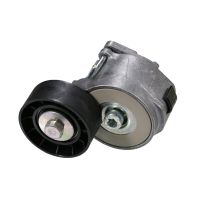 Flachriemenspannrolle mit Spannarm