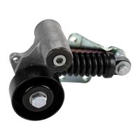 Flachriemenspannrolle mit Spannarm