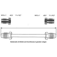 Bremsleitung 1300 mm 10 X 1