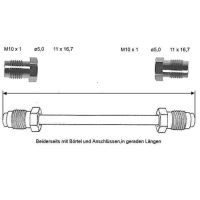 Bremsleitung 3700 mm 10 X 1