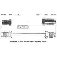Bremsleitung 1350 mm hinten rechts RBZ