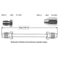 Bremsleitung 2180 mm hinten rechts mitte