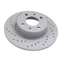 Satz Sport-Bremsscheiben gelocht