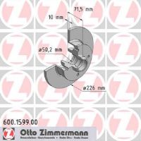 Satz-Sport-Bremsscheiben gelocht