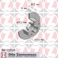 Satz-Sport-Bremsscheiben gelocht