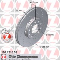 Satz-Sport-Bremsscheiben gelocht