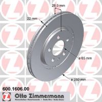 Bremsscheibe vorn innenbelüftet