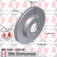 Bremsscheibe vorn innenbelüftet links