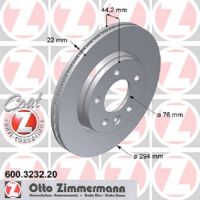 Bremsscheibe hinten innenbelüftet