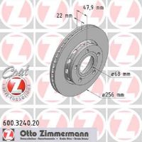 Bremsscheibe hinten innenbelüftet
