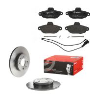 Bremsscheibensatz mit Bremsklötzen vorn