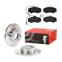 Bremsscheibensatz mit Bremsklötzen vorn