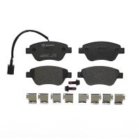 Bremsklötze vorn mit Zubehör und inkl. Verschleißwarnkontakt Brembo