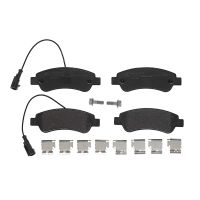Bremsklötze hinten mit Warnkabel und Zubehör Brembo