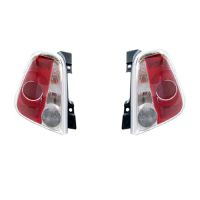 Satz Rückleuchten mit weißer Umrandung