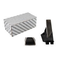 Pedal-Set aus Aluminium mit Gummi-Einsätzen