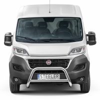 STEELER Frontschutzbügel mit Querstäben inkl. Anbausatz Edelstahl poliert