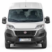 STEELER Frontschutzbügel mit Querstäben inkl. Anbausatz schwarz pulverbeschichte