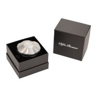 Öltankdeckel aus poliertem Aluminium AR Logo