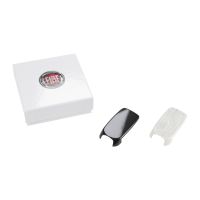 Schlüsselcover-Set Matt weiß und glänzend schwarz