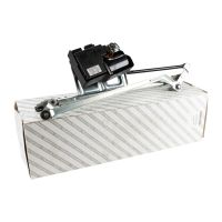 Wischergestänge komplett mit Motor