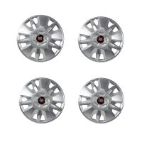 Radkappensatz 15 Zoll Felge Emblem Rot Original