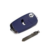 Gehäuse Key Schlüssel 1 Button klappbar *Blau*