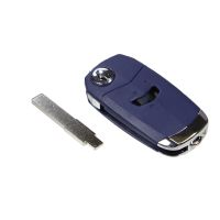 Gehäuse Key Schlüssel 1 Button klappbar *Blau*