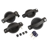 Türgriffsatz 4x Türgriffe mit Schlüssel