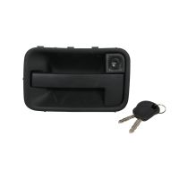 Schiebetürgriff rechts mit Zylinder