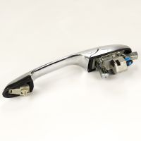 Türgriff Chrom rechts mit Zylinder