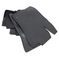 Gummifußmatten-Satz schwarz