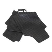Gummifußmatten-Satz schwarz
