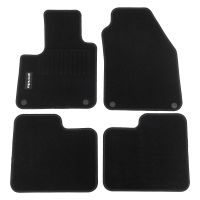 Fußmattensatz 4-teilig Velour schwarz