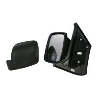 Außenspiegel komplett kurz links manuell schwarz