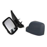 Außenspiegel komplett kurz links manuell grau grundiert