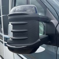 Satz Spiegel Protector Schutz Kappe Schwarz