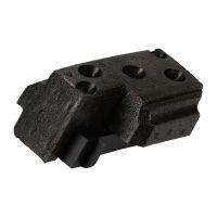 Schmierfilz vorne an der Stoßstange links