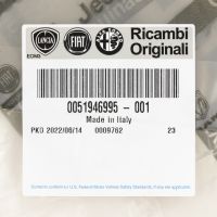 Emblem *Fiat* rot hinten Original