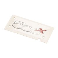 Emblem hinten 500 x Original