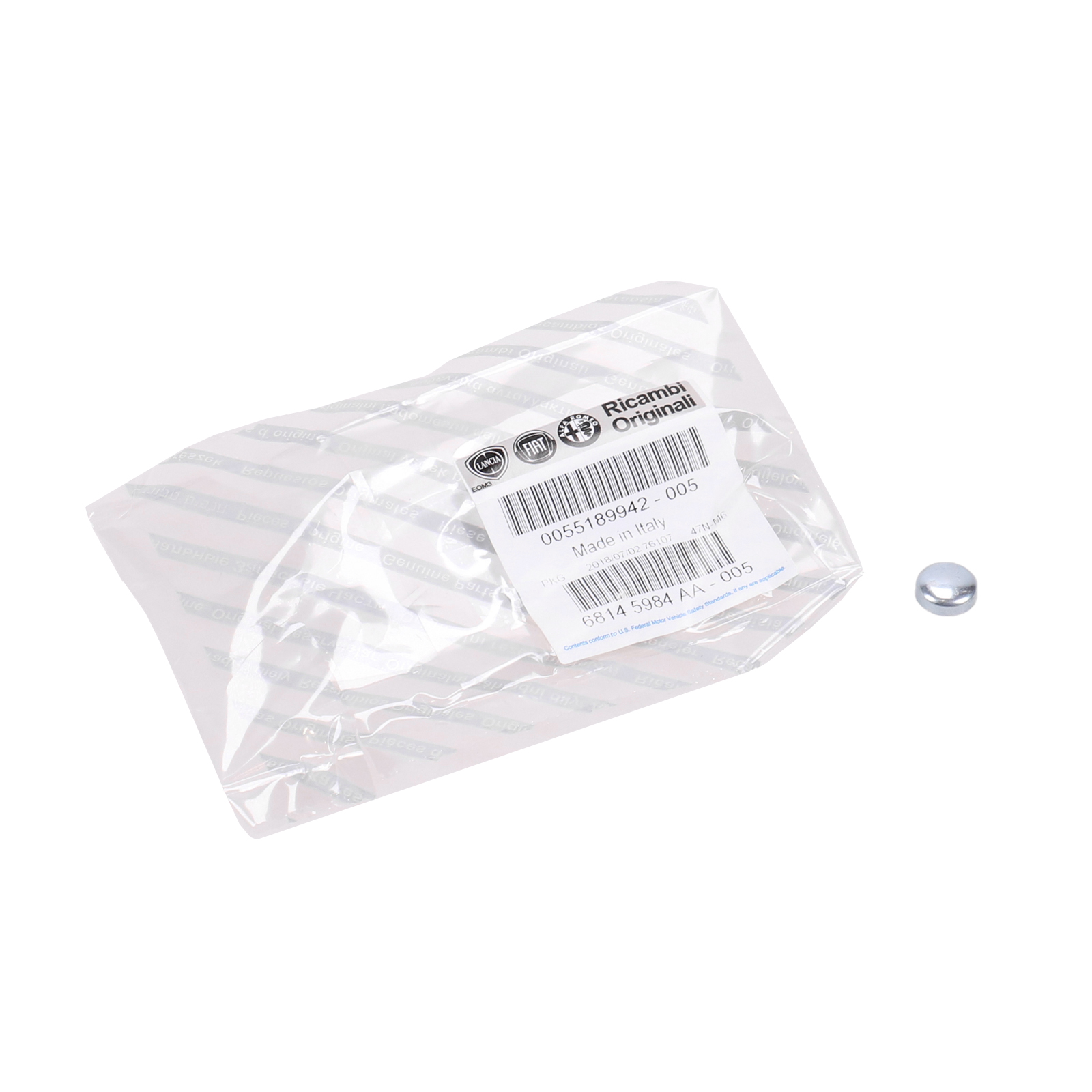 Froststopfen 14mm Fiat, Alfa Romeo, Lancia, Abarth