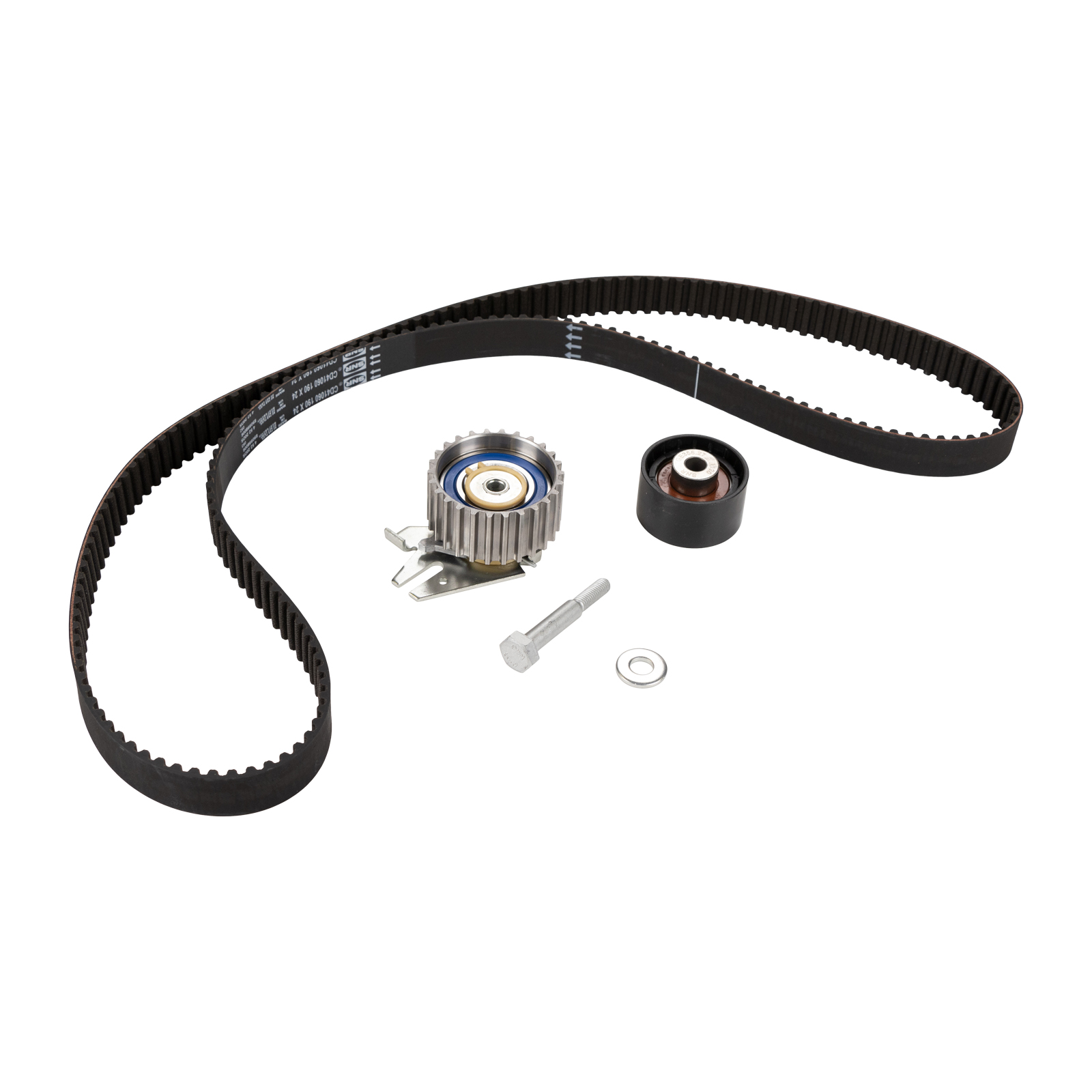 Zahnriemensatz mit 2 Umlenkrollen NTN-SNR Fiat Alfa Lancia 1,9 JTD 8 V 2,4 10 V siehe 1480177 ist mit Longlife-Riemen