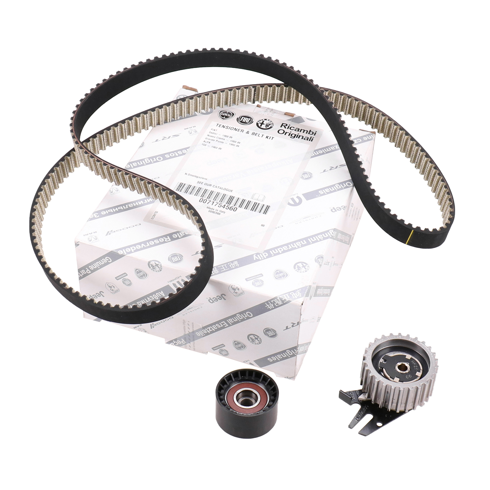 Zahnriemensatz mit 2 Umlenkrollen 1,9 8V Fiat Marea 1,9 JTD